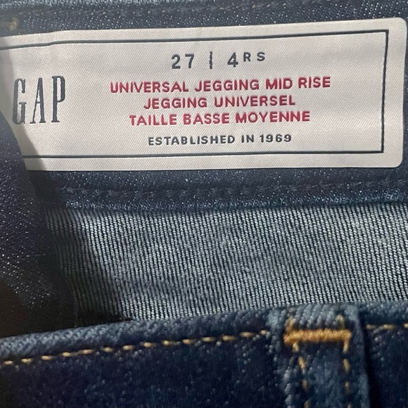 GAP UNIVERSAL JEGGING MID RISE SIZE 27 - Picture 10 of 10